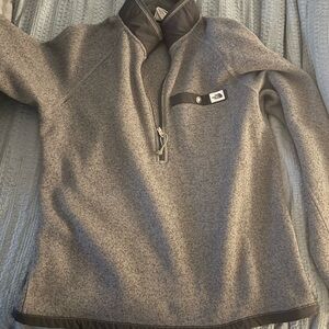 The North Face Men's Zip Up Sweater in Gray
